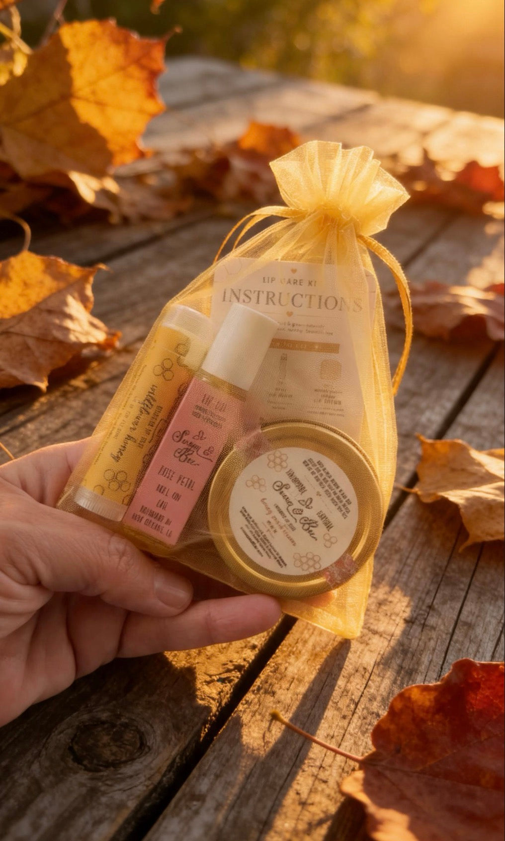 Lip Care Kit — Scrub, Oil + Balm