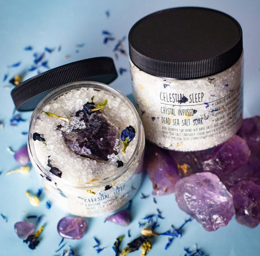 Celestial Sleep Crystal Salt Soak | Magnesium Salt Soak