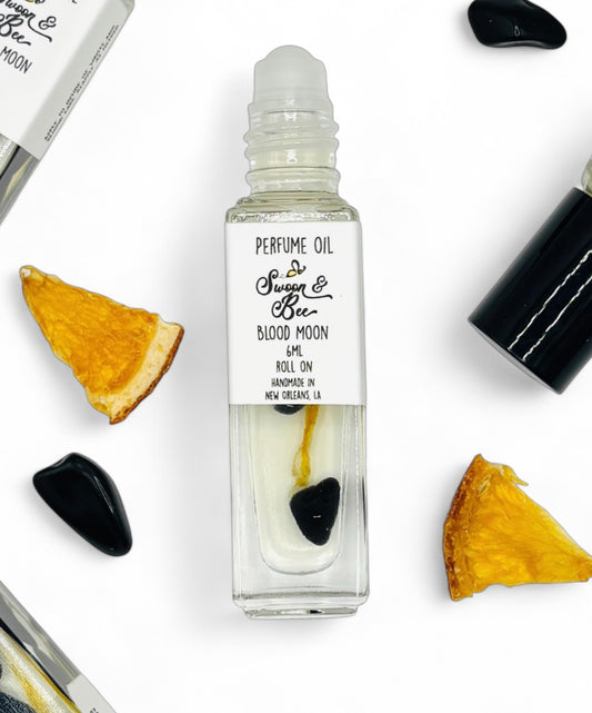 Vintage Perfume Oil Roll On - Blood Moon