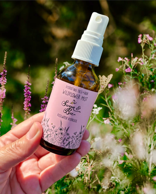 Rosewater Hydrosol | Wildflower Mist | Hair & Face Mist