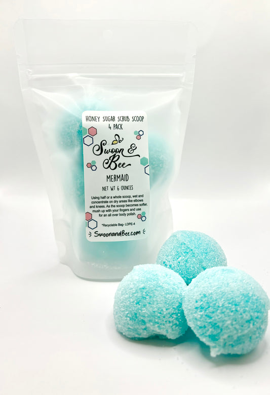 Honey & Sugar Solid Body Scrub, Mermaid