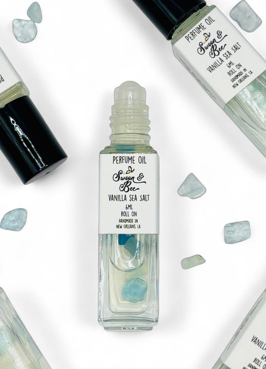 Vintage Perfume Oil Roll On - Vanilla Sea Salt