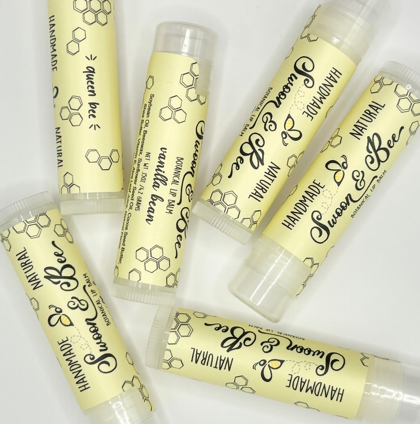 Botanical Lip Balm, Vanilla Bean